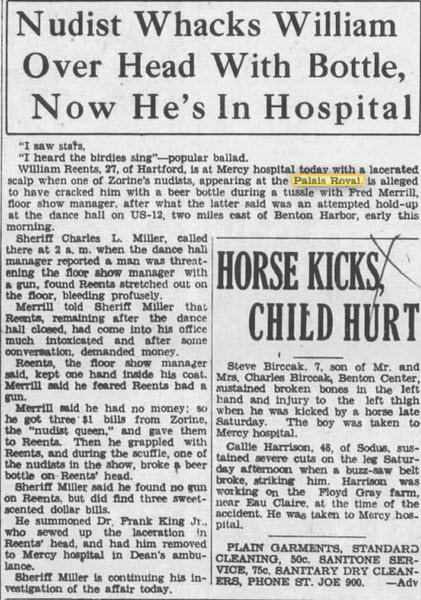 Paradise Ballroom - 18 Jan 1937 I Guess The Nudist Show Didnt Go Over To Well (newer photo)